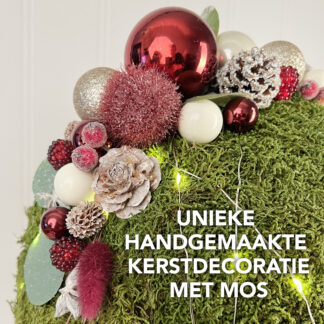 Exclusieve unieke Kerstdecoratie met mos